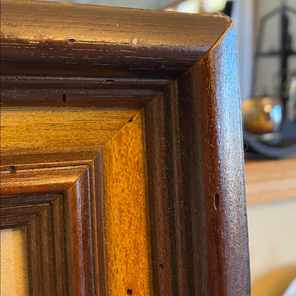 Central Oregon River and Mountains Scene Mid Century Oil Painting - Picture 7 of 7